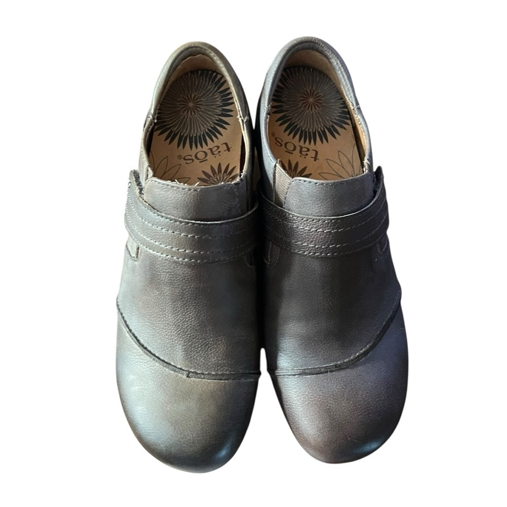 Taos Splurge Leather Wedge Shoes US 8 EUR 39 Comfort - Picture 5 of 14